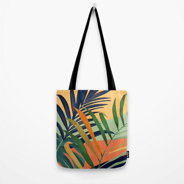 Abstract Art Tropical Leaves 117 Tote Bag Gallery Image 2