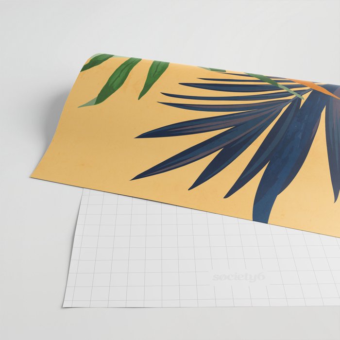Abstract Art Tropical Leaves 117 Wrapping Paper Gallery Image 2