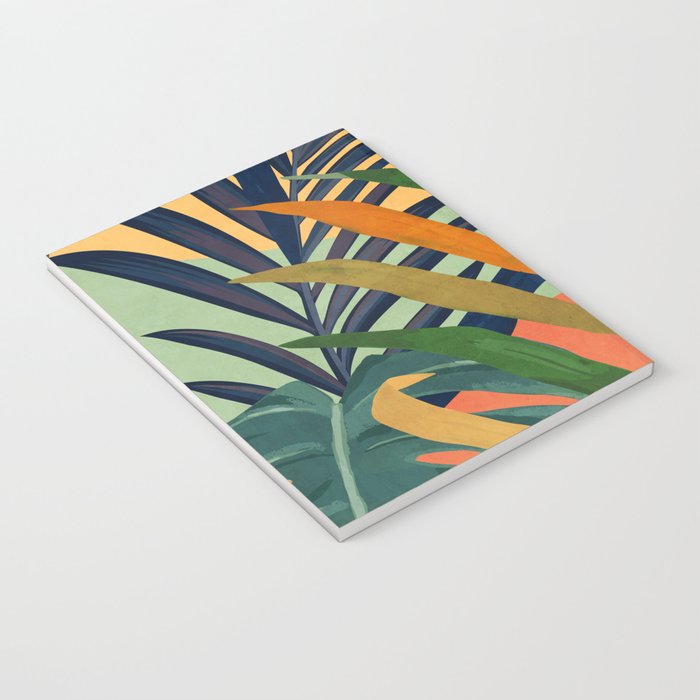 Abstract Art Tropical Leaves 117 Notebook Gallery Image 3