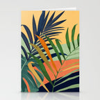 Abstract Art Tropical Leaves 117 Stationery Card Gallery Image 2