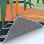 Abstract Art Tropical Leaves 117 Rug Gallery Image 4