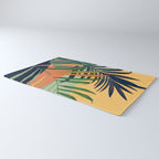 Abstract Art Tropical Leaves 117 Rug Gallery Image 3