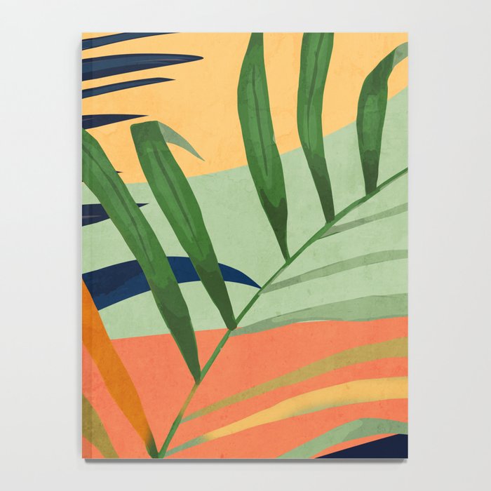 Abstract Art Tropical Leaves 117 Notebook Gallery Image 4