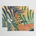 Abstract Art Tropical Leaves 117 Placemat Gallery Image 1