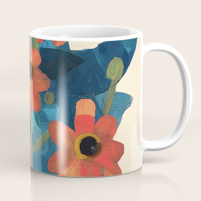 Mexican Sunflower Study Coffee Mug Gallery Image 1
