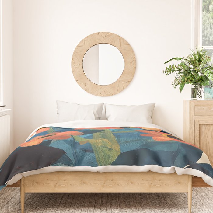 Mexican Sunflower Study Duvet Cover Gallery Image 3