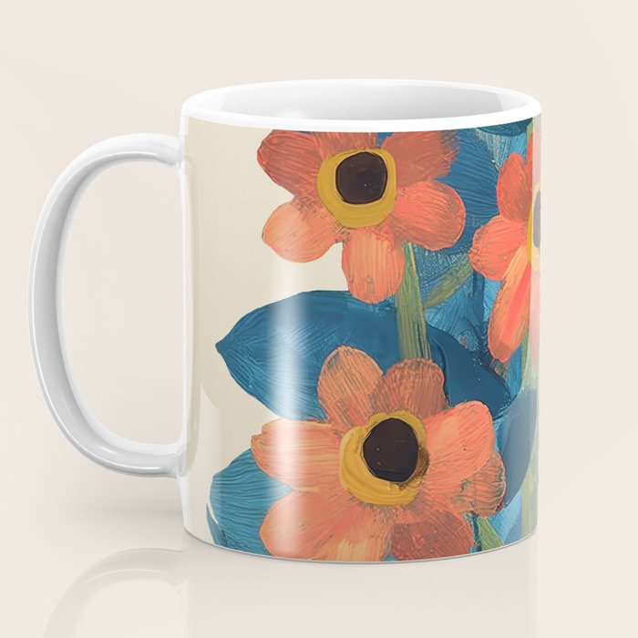 Mexican Sunflower Study Coffee Mug Gallery Image 3
