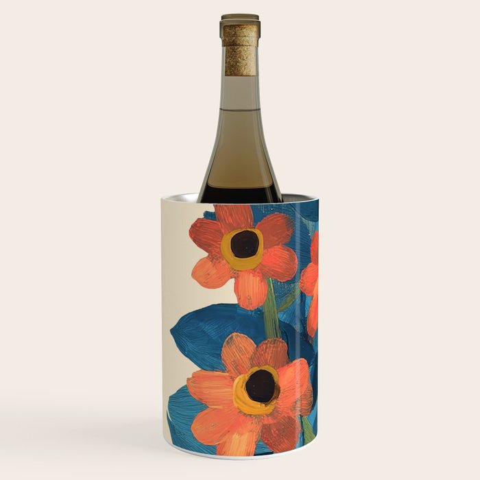 Mexican Sunflower Study Wine Chiller Gallery Image 2
