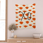 Kisses XO Wall Tapestry Gallery Image 2