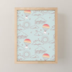 Everything will be alright pattern Mini Art Print Gallery Image 1
