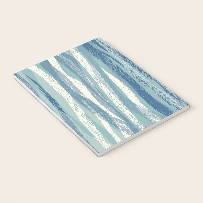 Wildlife Safari animal print blue Notebook Gallery Image 3