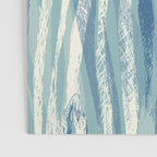 Wildlife Safari animal print blue Poster Gallery Image 3