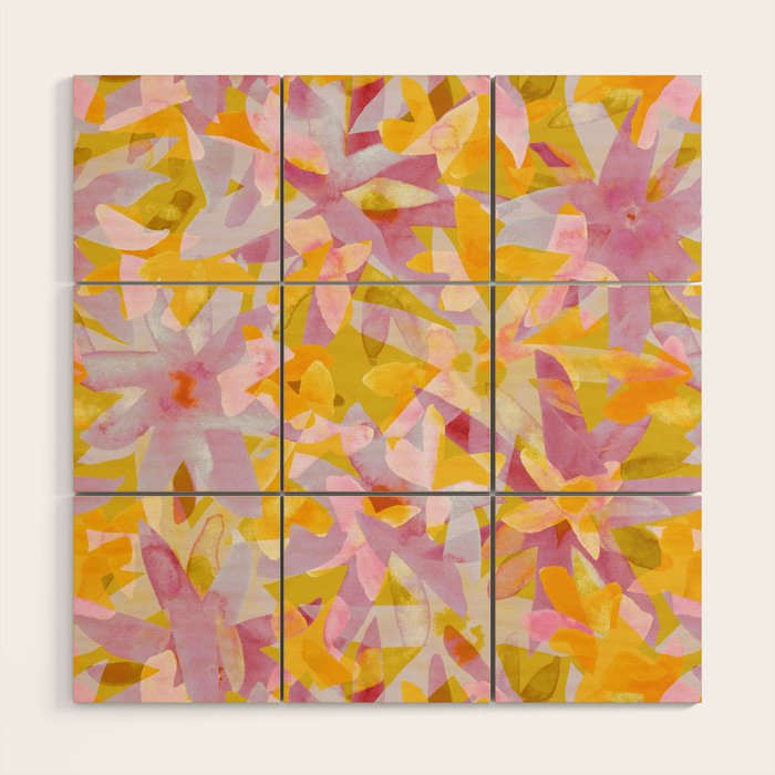 Watercolor Blooms #2 Wood Wall Art Gallery Image 1