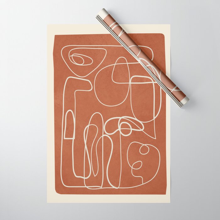 Lines in Space 2 Wrapping Paper Gallery Image 1