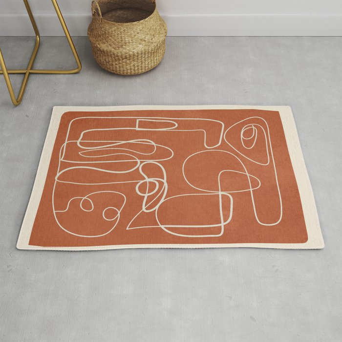 Lines in Space 2 Rug Gallery Image 1