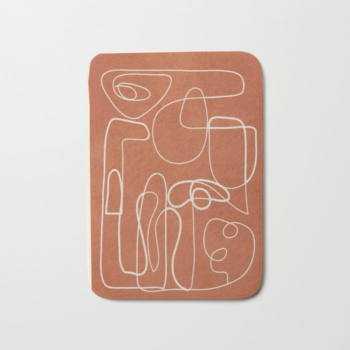 Lines in Space 2 Bath Mat Gallery Image 1