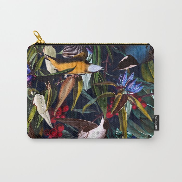 Midnight Birds I Carry All Pouch Gallery Image 1