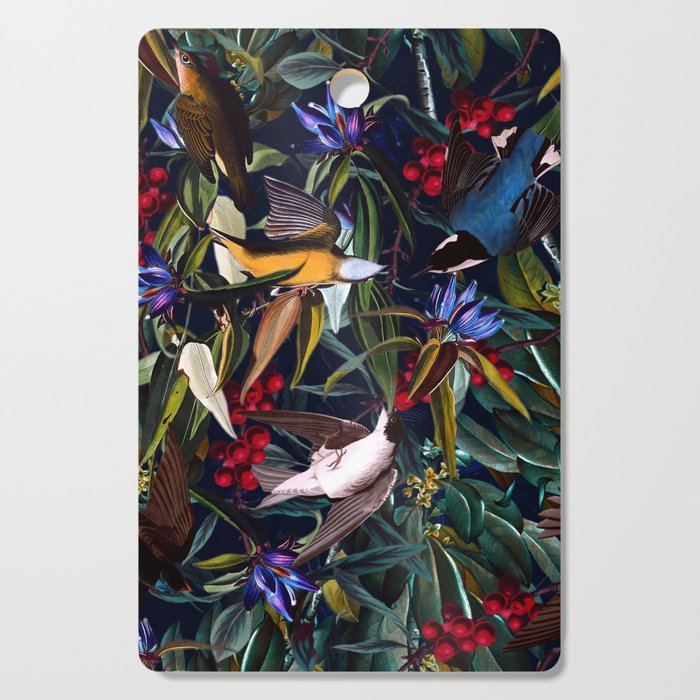 Midnight Birds I Cutting Board Gallery Image 1