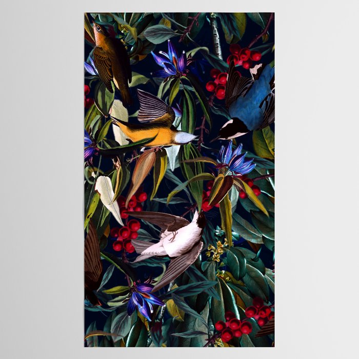 Midnight Birds I Tablecloth Gallery Image 2