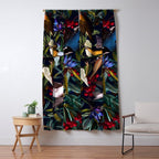 Midnight Birds I Window Curtain Gallery Image 5