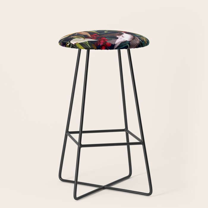 Midnight Birds I Stool Gallery Image 1