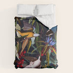 Midnight Birds I Comforter Gallery Image 6