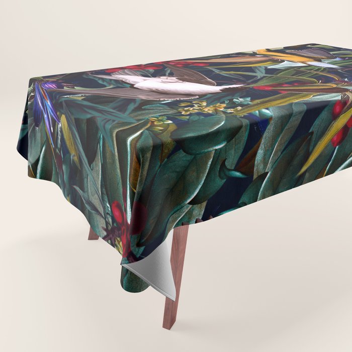 Midnight Birds I Tablecloth Gallery Image 1