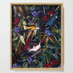 Midnight Birds I Serving Tray Gallery Image 1