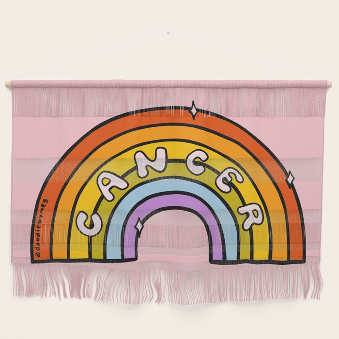 Cancer Rainbow Wall Hanging Gallery Image 1
