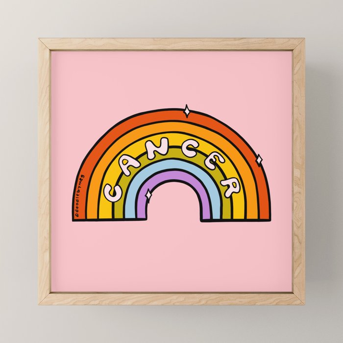 Cancer Rainbow Mini Art Print Gallery Image 1