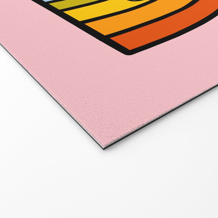 Cancer Rainbow Welcome Mat Gallery Image 2
