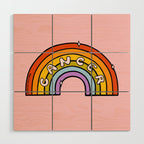 Cancer Rainbow Wood Wall Art Gallery Image 1