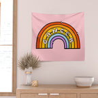 Cancer Rainbow Wall Tapestry Gallery Image 2
