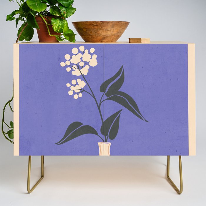Minimal Abstract Art Vase Flower 14 Credenza Gallery Image 1