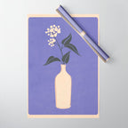 Minimal Abstract Art Vase Flower 14 Wrapping Paper Gallery Image 1