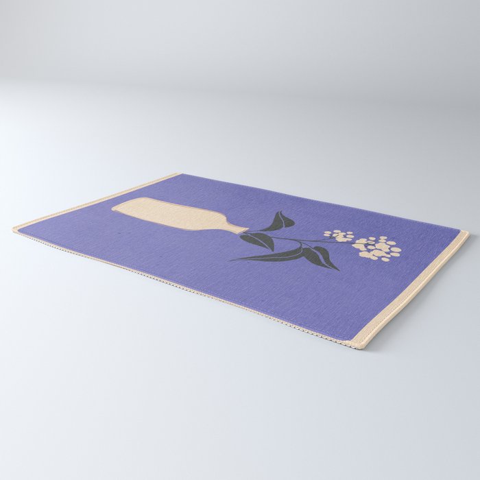 Minimal Abstract Art Vase Flower 14 Rug Gallery Image 3