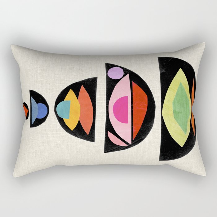 Totem Mosaic Rectangular Pillow Gallery Image 1