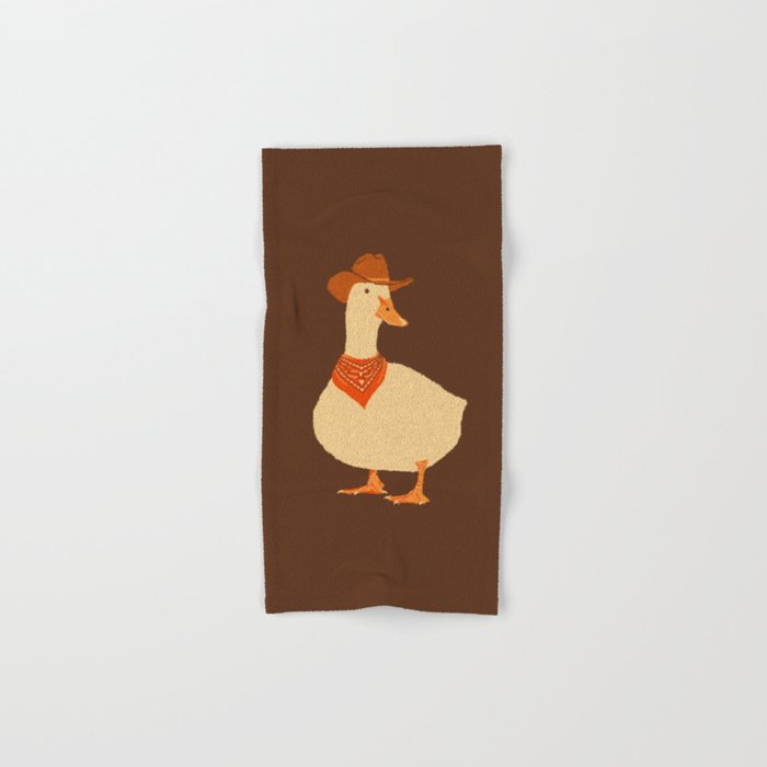 Bo The Cowboy Duck Bath Towel Gallery Image 1
