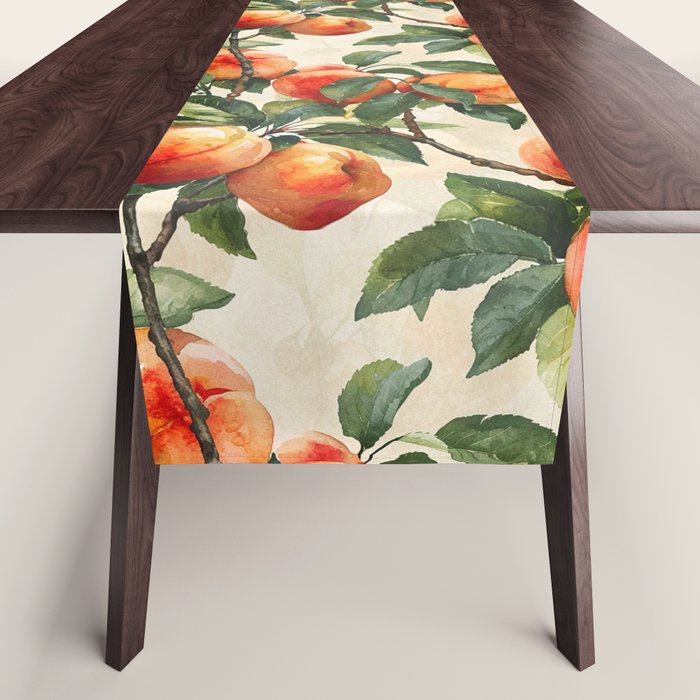 Vintage Peaches Table Runner Gallery Image 1