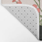 Blooming Wildflowers Rose Bath Mat Gallery Image 2