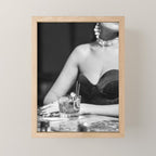 Glamour Girl  Mini Art Print Gallery Image 1