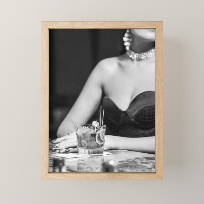 Glamour Girl  Mini Art Print Gallery Image 1