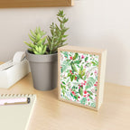 Holiday Christmas Winter Nature Botanical Leaves Green Mini Art Print Gallery Image 2