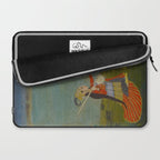 Female Musician Indian Painted Illustration Laptop Sleeve Gallery Image 2