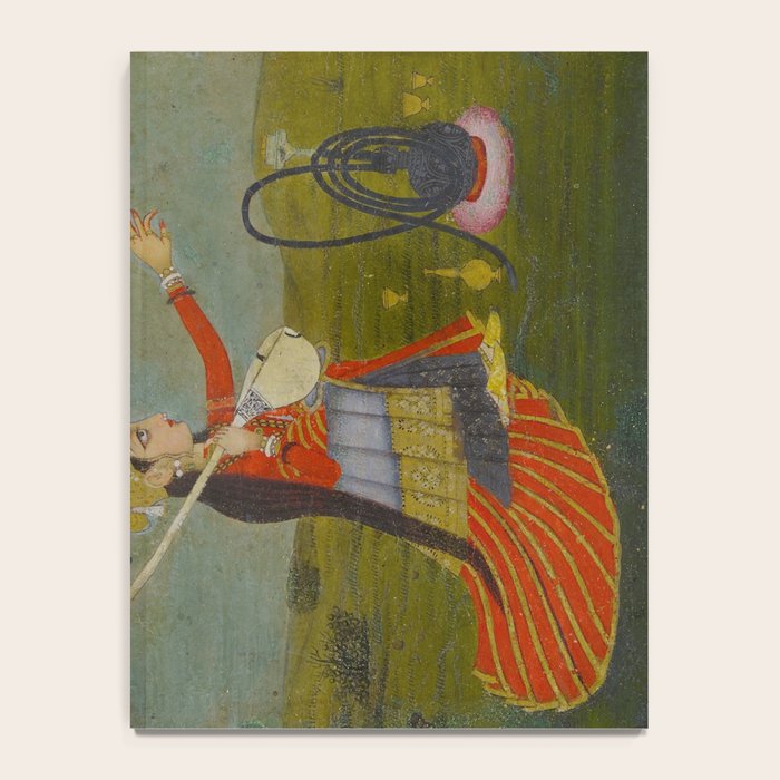 Female Musician Indian Painted Illustration Notebook Gallery Image 4