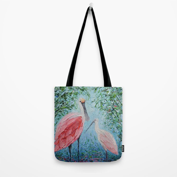 Spoonbill Soiree  Tote Bag Gallery Image 2