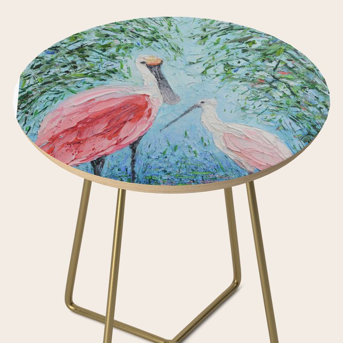 Spoonbill Soiree  Side Table Gallery Image 2