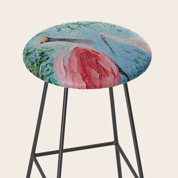 Spoonbill Soiree  Stool Gallery Image 2