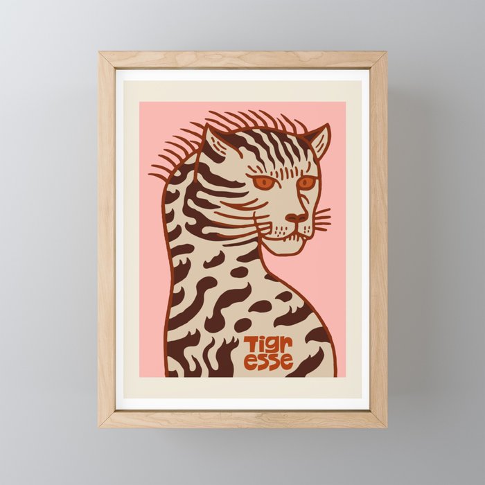 TIGRESSE Mini Art Print Gallery Image 1