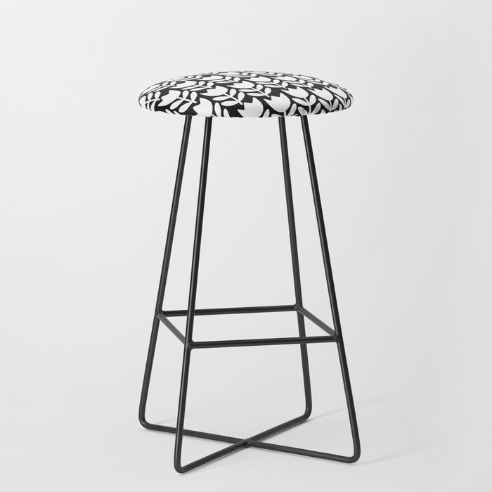 Tulip - Black & White  Stool Gallery Image 1